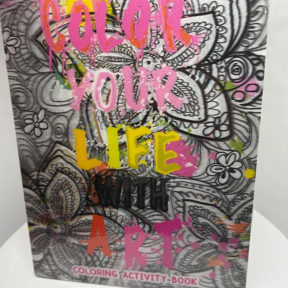 Coloring Activity‎ Book Iscream Color Your Life With Art 96 Pages NEW